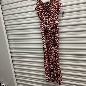 Multicolor Patterned Jumpsuit Size L